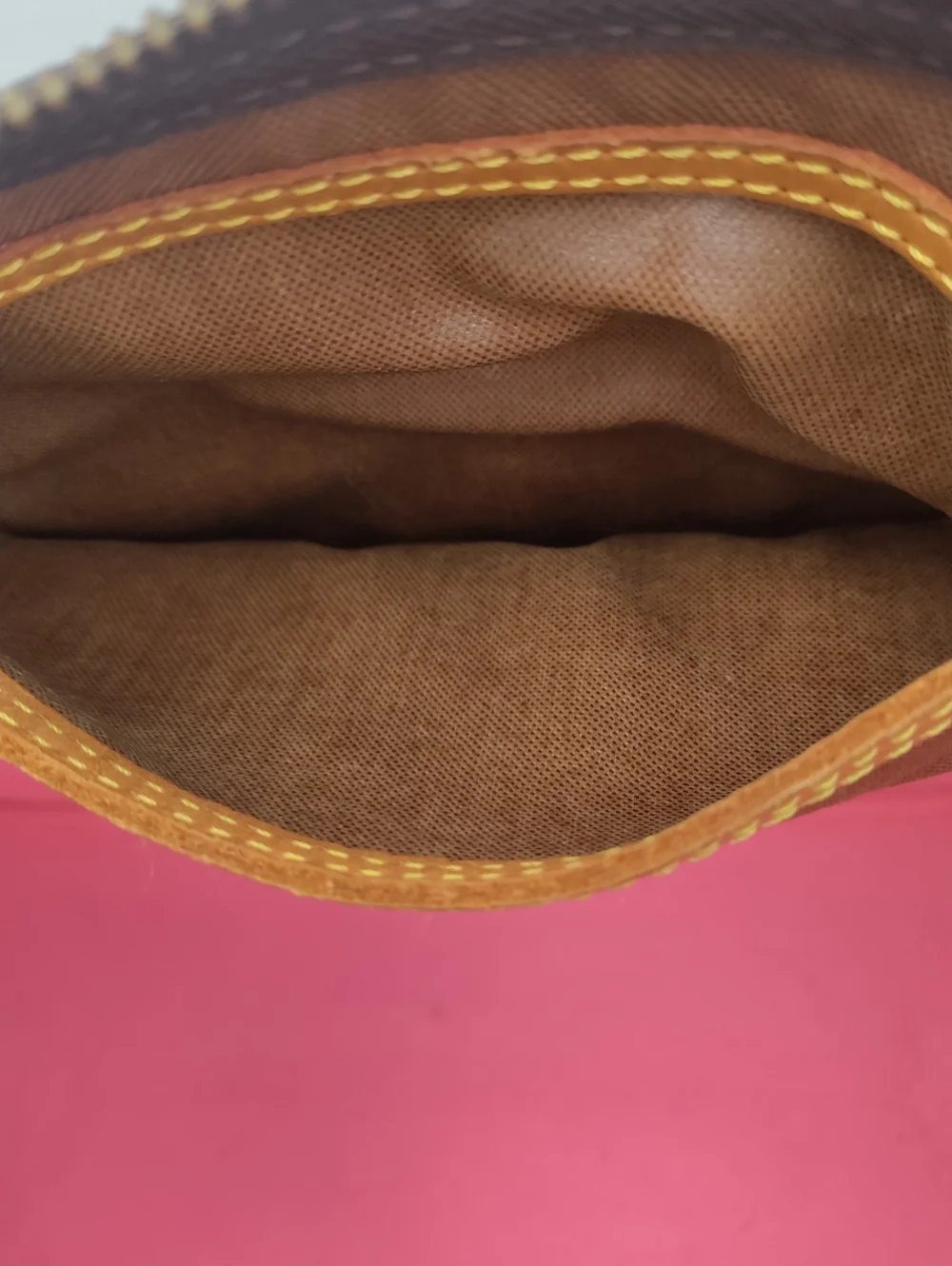 Louis Vuitton Speedy 35 Converted To Bandolier -Pink &Black - Picture 5 of 16